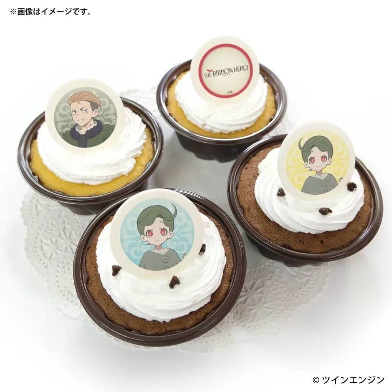 プリカップケーキ2026（チョロギ＆チック＆タック）【特典缶バッジ付き】『THE RIBBON HERO リボンヒーロー』