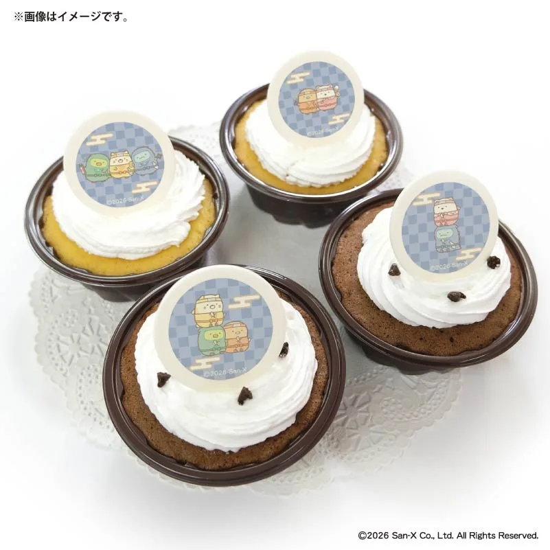 プリカップケーキ2026（C柄）【特典缶バッジ付き】[すみっコぐらし]