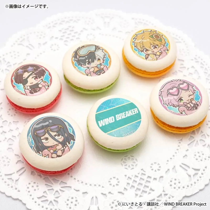 プリマカロン6個セット2026（桜 遥＆蘇枋隼飛＆楡井秋彦＆杉下京太郎＆桐生三輝）【特典缶バッジ付き】[WIND BREAKER]