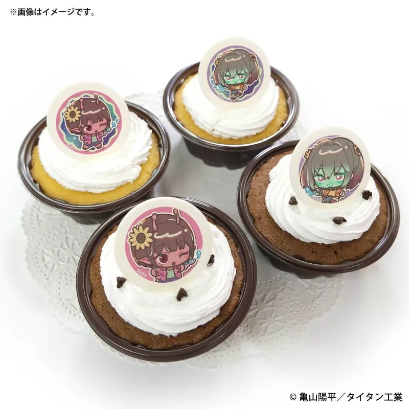 プリカップケーキ2026（チハル＆マキナ(描きおこし)(第2弾)）【特典缶バッジ付き】[銀河特急 ミルキー☆サブウェイ]