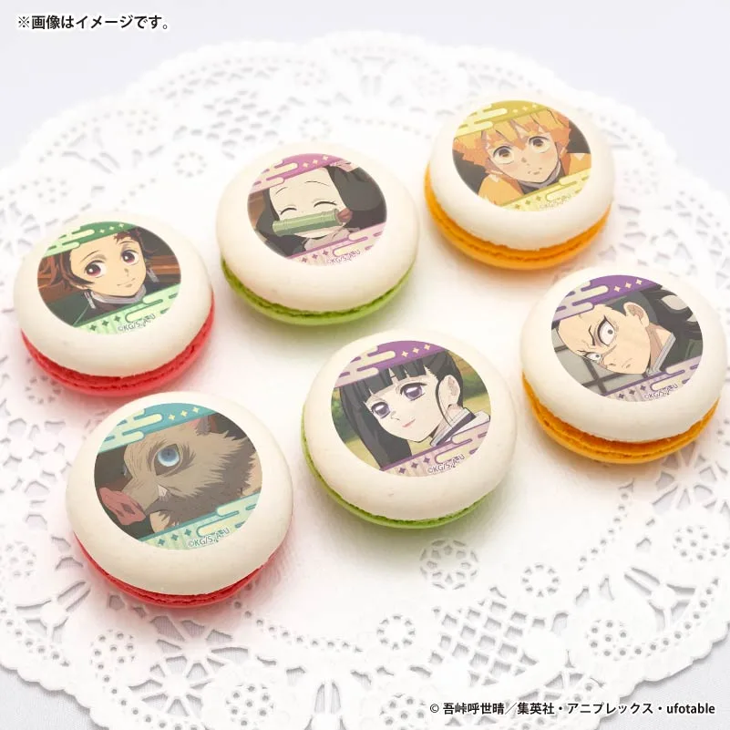 プリマカロン6個セット2026（竈門炭治郎＆竈門禰󠄀豆子＆我妻善逸＆嘴平伊之助＆栗花落カナヲ＆不死川玄弥）【特典缶バッジ付き】[鬼滅の刃]