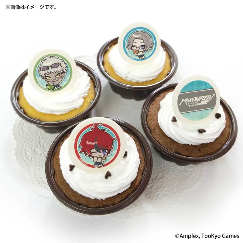 プリカップケーキ2026（澄野拓海＆厄師寺猛丸＆蒼月衛人(第3弾)(描きおこし)）【特典缶バッジ付き】[HUNDRED LINE -最終防衛学園-]