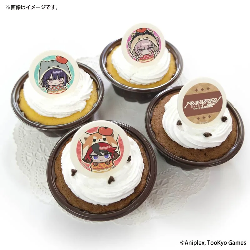 プリカップケーキ2026（澄野拓海＆九十九今馬＆九十九過子(第4弾)）【特典缶バッジ付き】[HUNDRED LINE -最終防衛学園-]