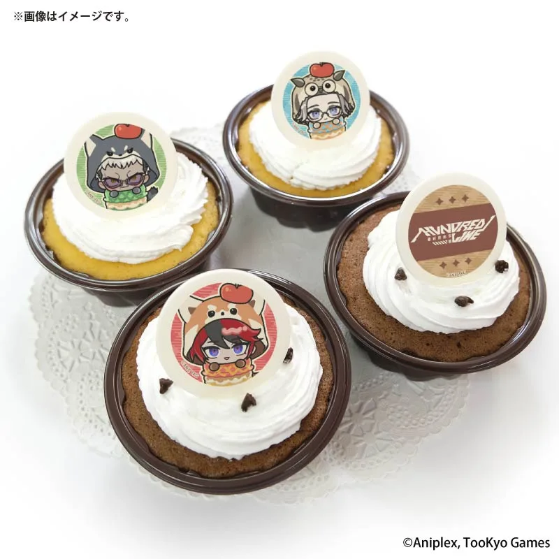 プリカップケーキ2026（澄野拓海＆厄師寺猛丸＆蒼月衛人(第4弾)）【特典缶バッジ付き】[HUNDRED LINE -最終防衛学園-]