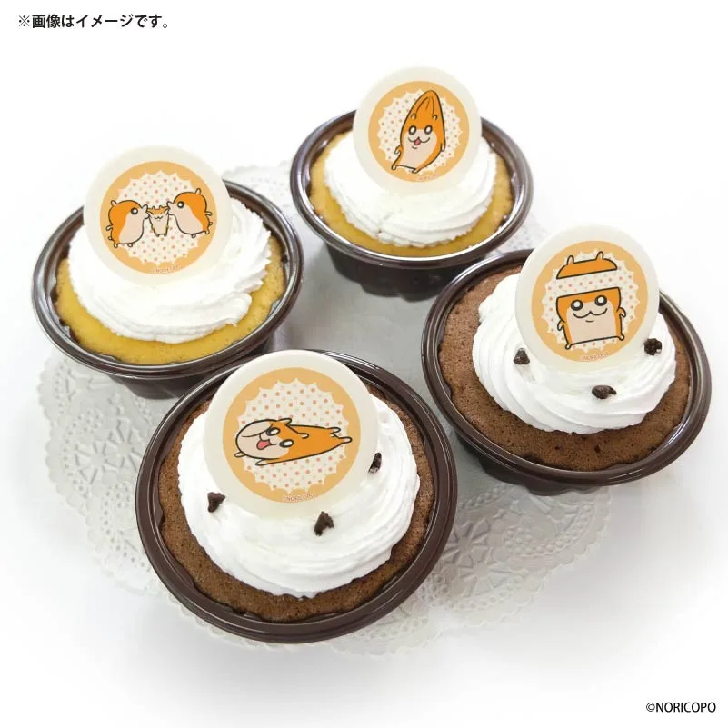 公式】クソハムちゃん ケーキ・マカロン・カップケーキ【PRIROLL