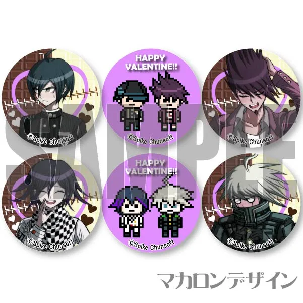バレンタインプリケーキ2024（最原&百田&キーボ&王馬）【特典缶バッジ