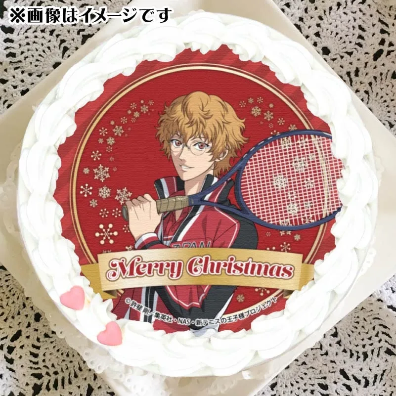 テニスの王子様　プリロール　クリスマス　缶バッジ　リョーマ 手塚　跡部 Xmasプリケーキ2024（手塚国光）【特典缶バッジ付き】[新テニスの王子