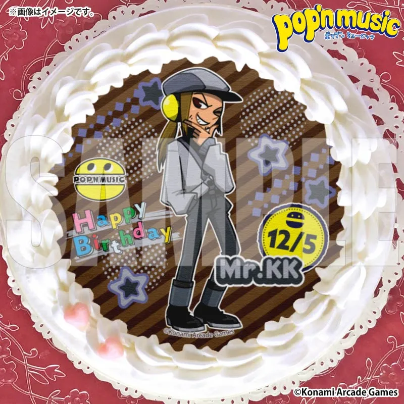 バースデープリケーキ2026（Mr.KK）【特典缶バッジ付き】[pop'n music]