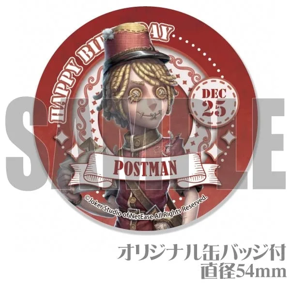 バースデープリケーキ2024（ポストマン）【特典缶バッジ付き