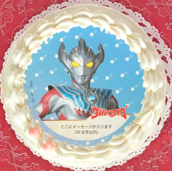 ウルトラマンタイガ 缶バッジ ウルトラスケートリンク 特典 プリケーキ（タイガ／ウルトラマンタイガ）【特典缶バッジ付き