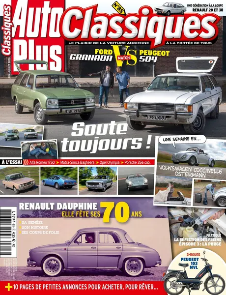 Dernière couverture — Auto Plus Classiques