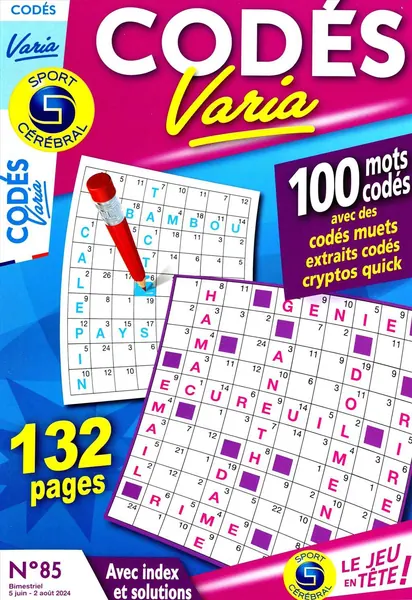 Dernière couverture — Codés Varia