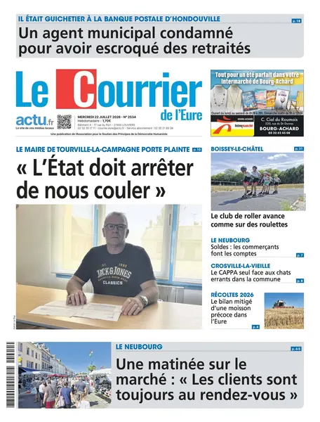 Dernière couverture — Le Courrier de L'Eure