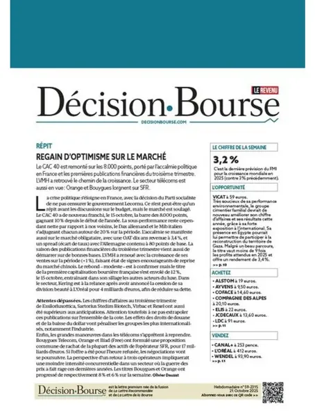 Dernière couverture — Décision Bourse