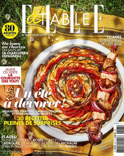 Dernière couverture — ELLE à table
