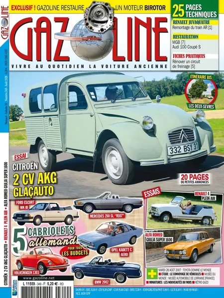 Dernière couverture — Gazoline