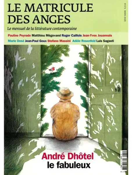 Dernière couverture — Le Matricule des Anges