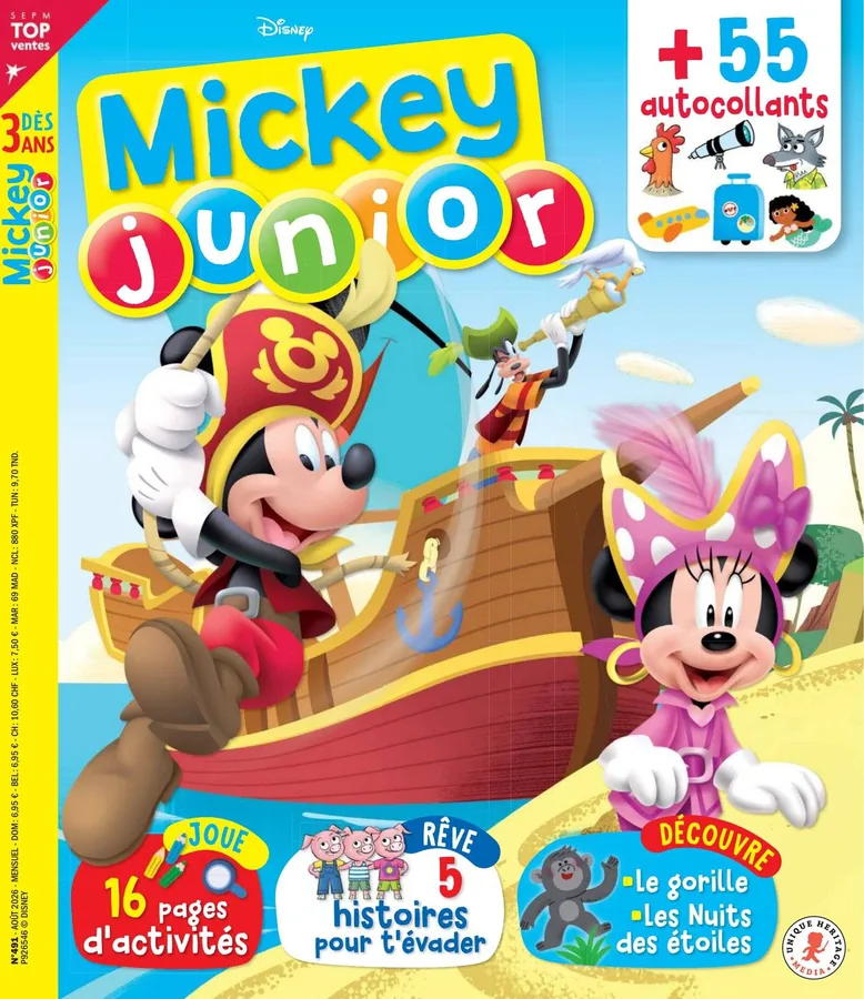 Dernière couverture — Mickey Junior