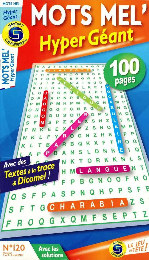 Dernière couverture — mots mel hyper geant