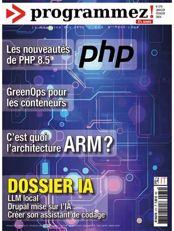 Dernière couverture — programmez