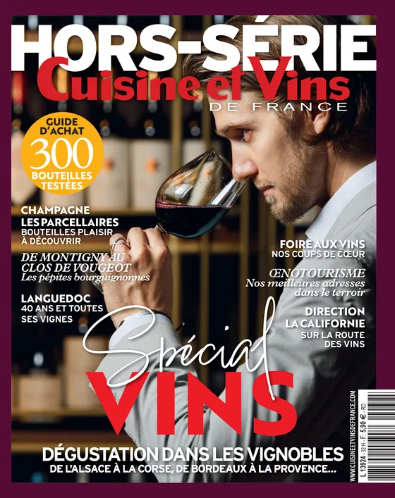 Couverture récente — Cuisine & Vins de France — Hors-série vin