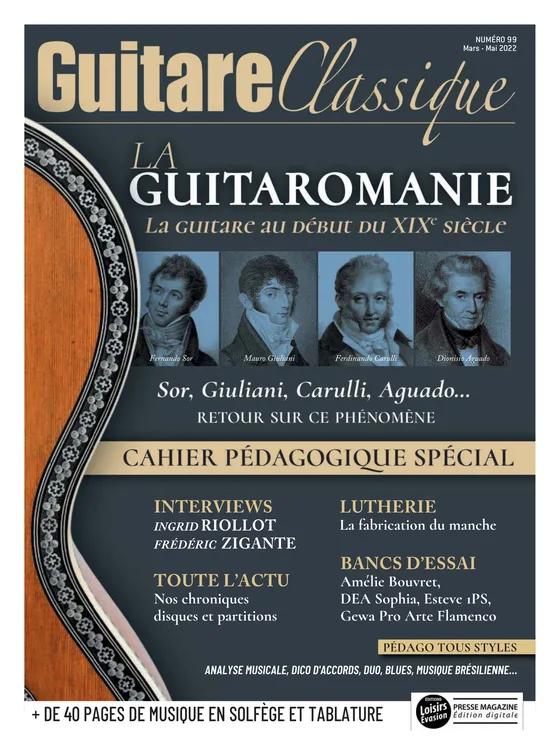 Couverture récente — Guitare Classique