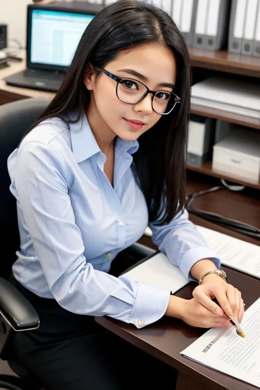 Lisette Fang - Lissete's just your average office worker. Once she takes off her glasses, though? She's something else.