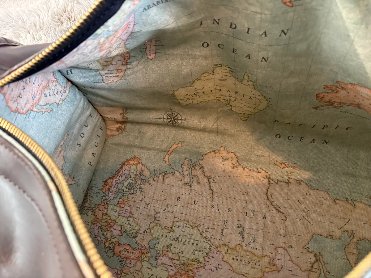 Premium Italian Havana Leather Holdall Travel Bag product image 3