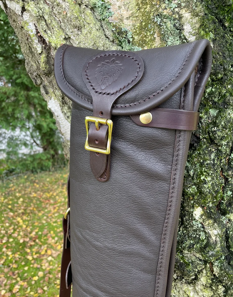 Premium Italian Soft Mottled Leather Gun Slip (Flap/Buckle/Zip) product image 3