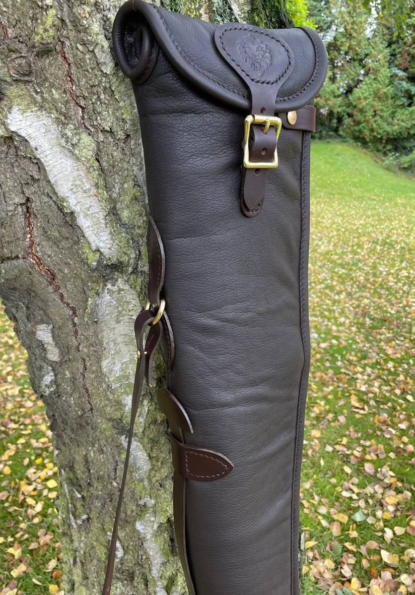 Premium Italian Soft Mottled Leather Gun Slip (Flap/Buckle/Zip) product image 4
