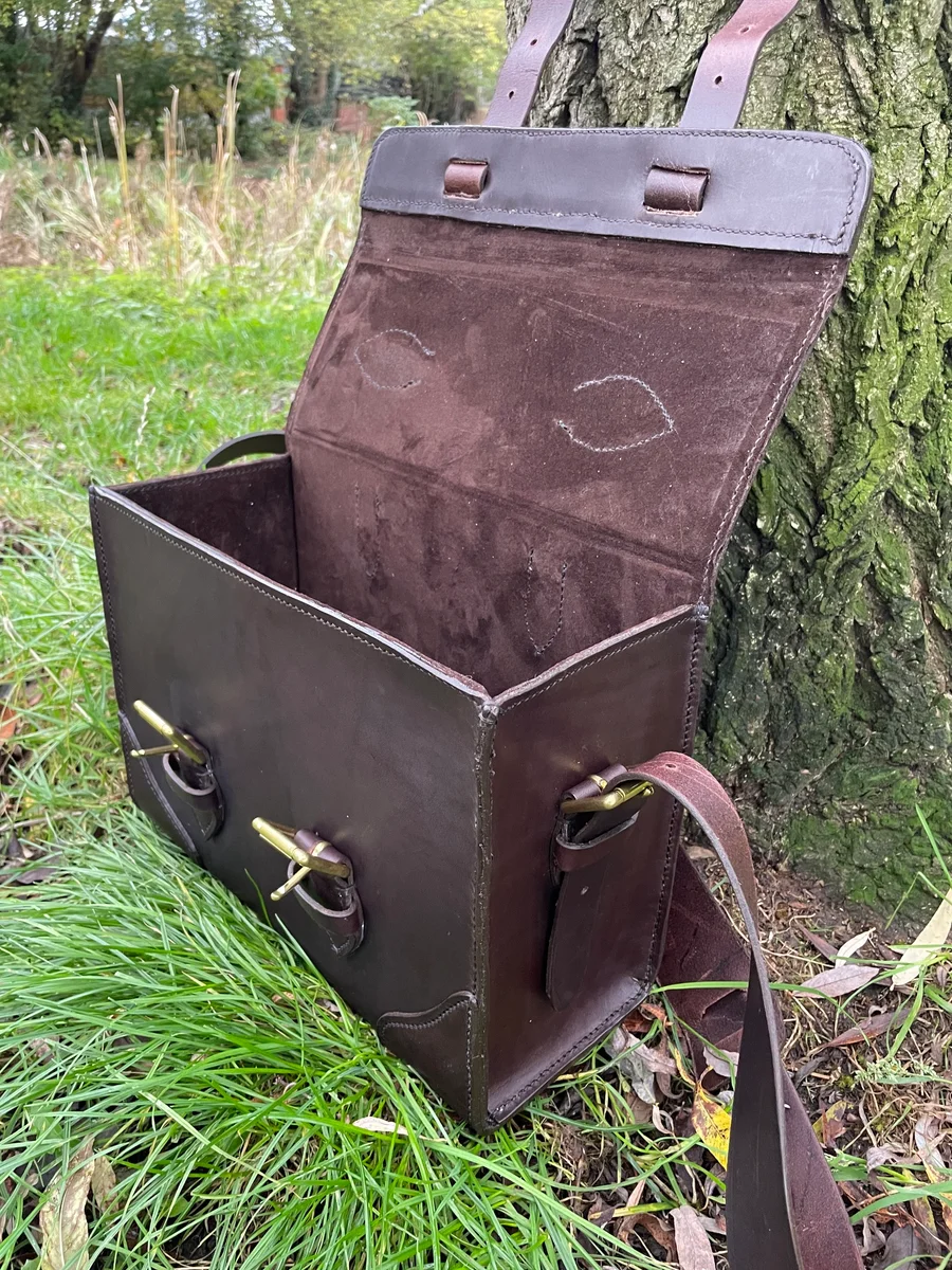 Premium Italian Havana Leather 250 Cartridge Magazine Box product image 4