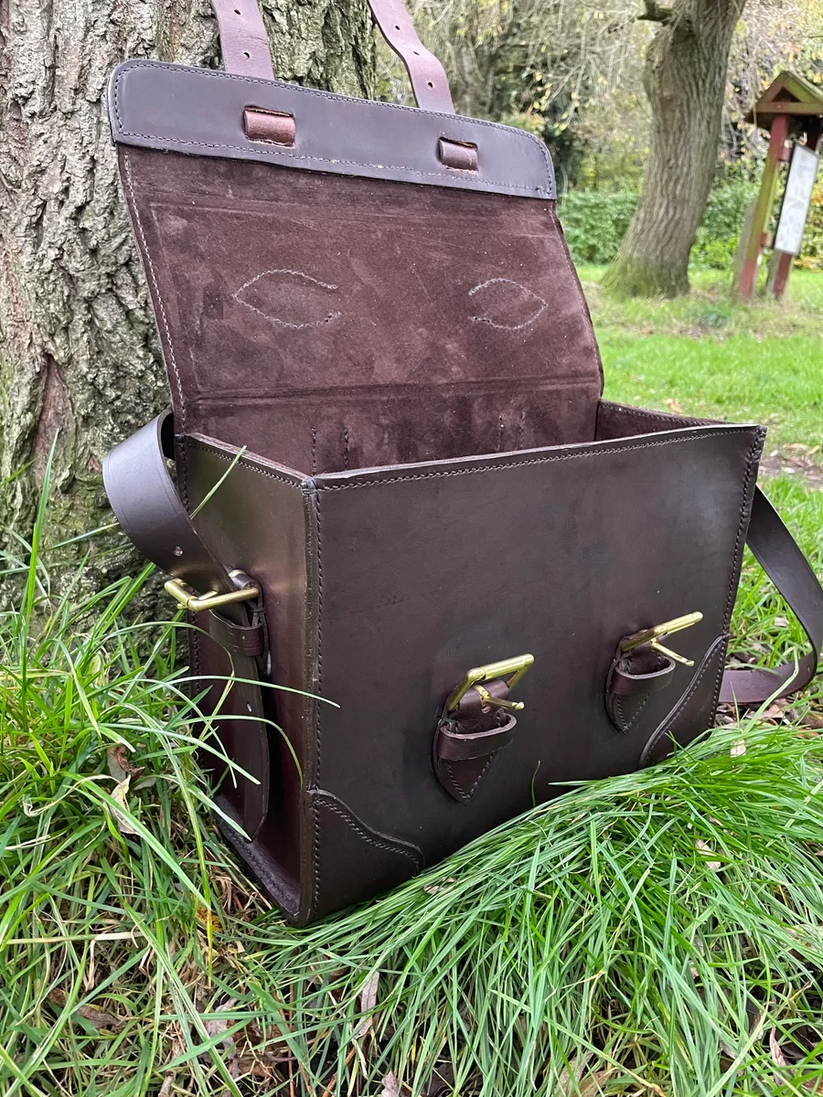 Premium Italian Havana Leather 250 Cartridge Magazine Box product image 3