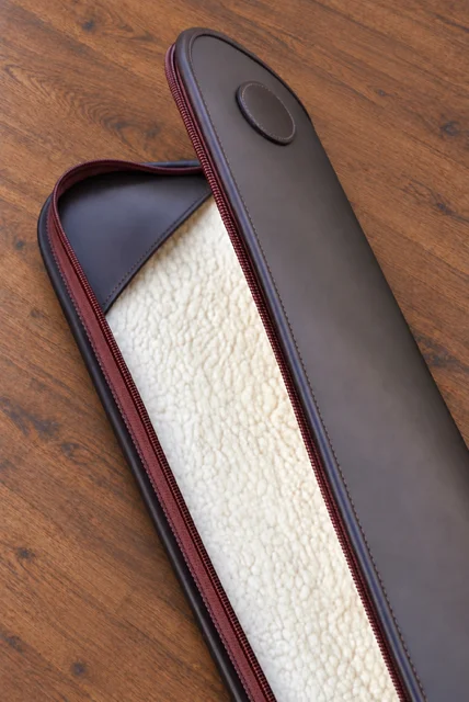 Classic Brown Leather Full Zip Gun Slip product image 2
