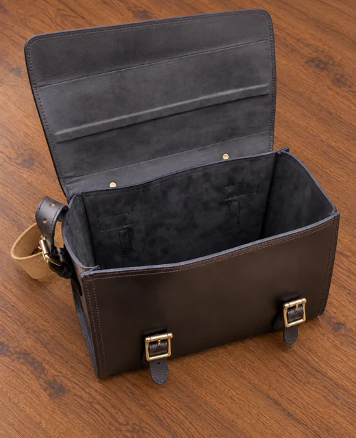 Classic Brown Leather Cartridge Magazine Range Bag product image 4
