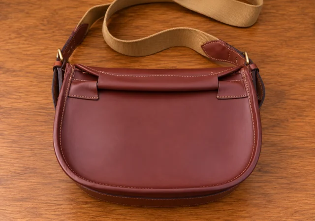 Classic Chestnut Leather Cartridge Bag product image 3
