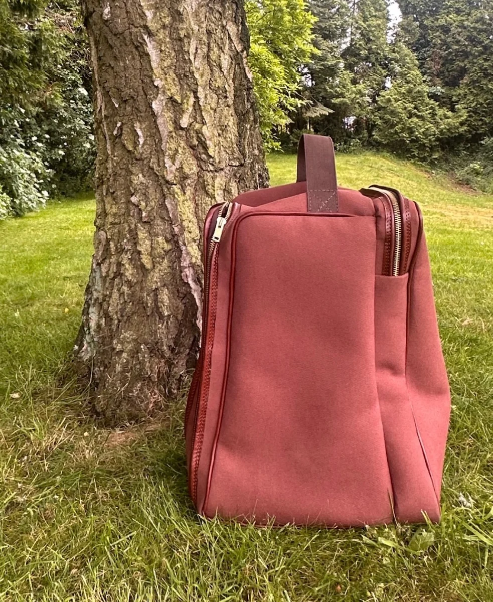 Premium Deluxe Laminated Foxtan Canvas Boot Bag with Full Height Rear Storage Compartment (Tall) product image 2