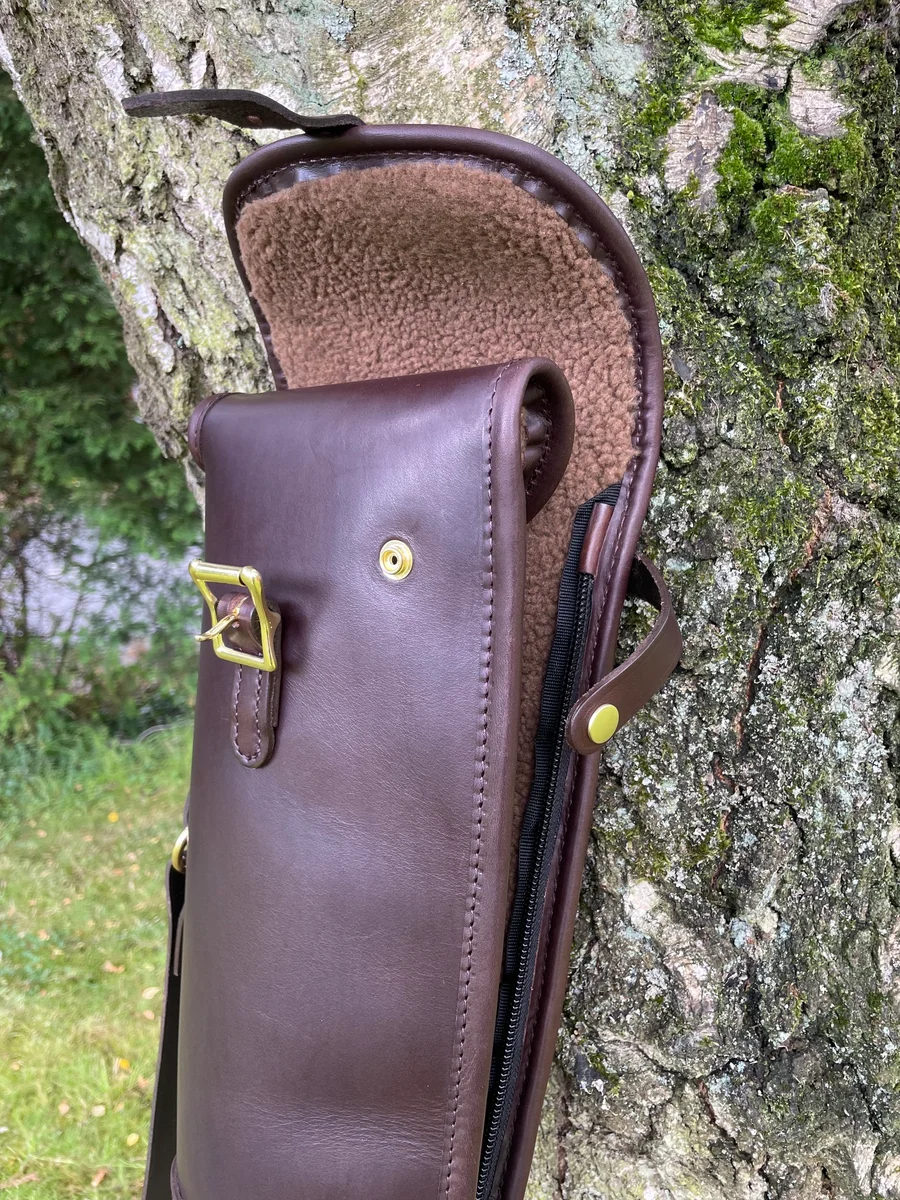 Premium Italian Havana Leather Flap/Buckle/Zip Gun Slip product image 3