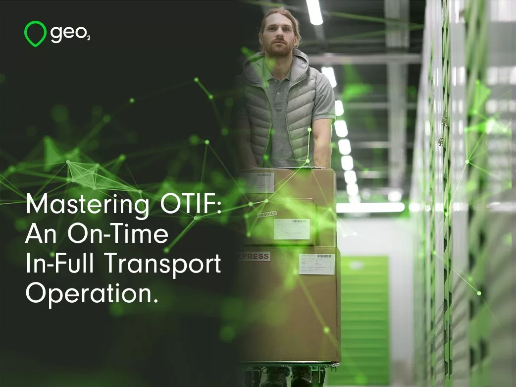 Full shot man working at logistic centre Title: Mastering OTIF: An On-Time In-Full Transport Operation