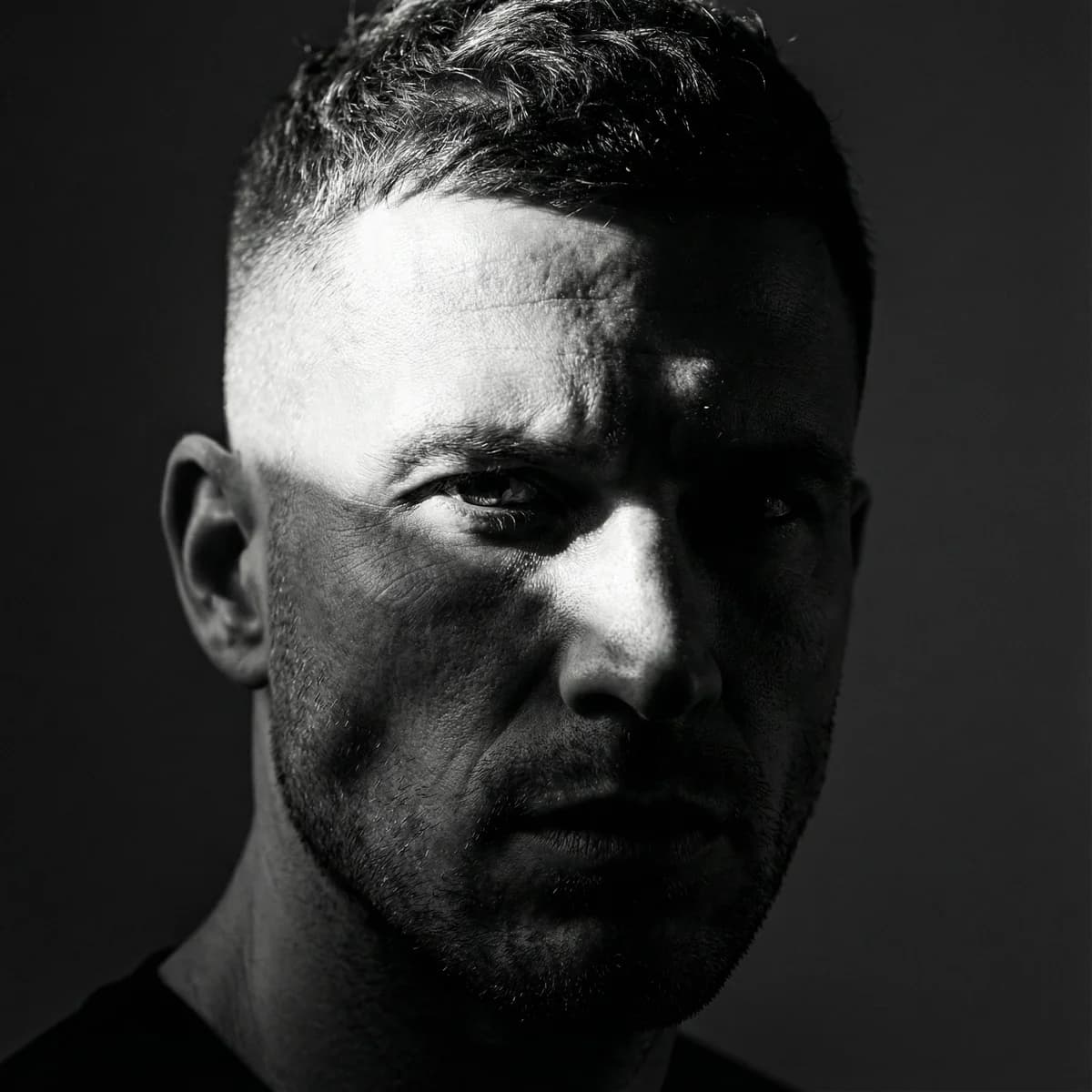 Chiaroscuro Portrait - B&W