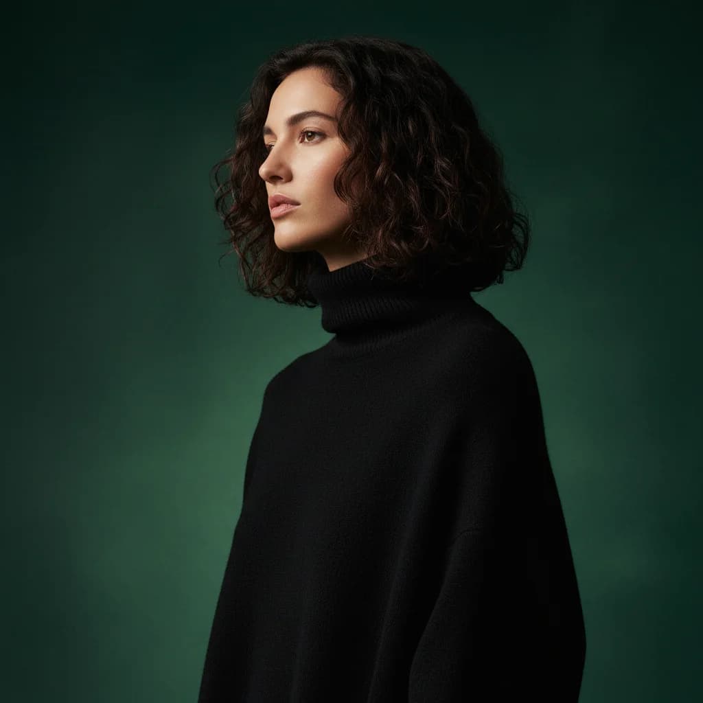 Minimalist Fashion - Turtleneck