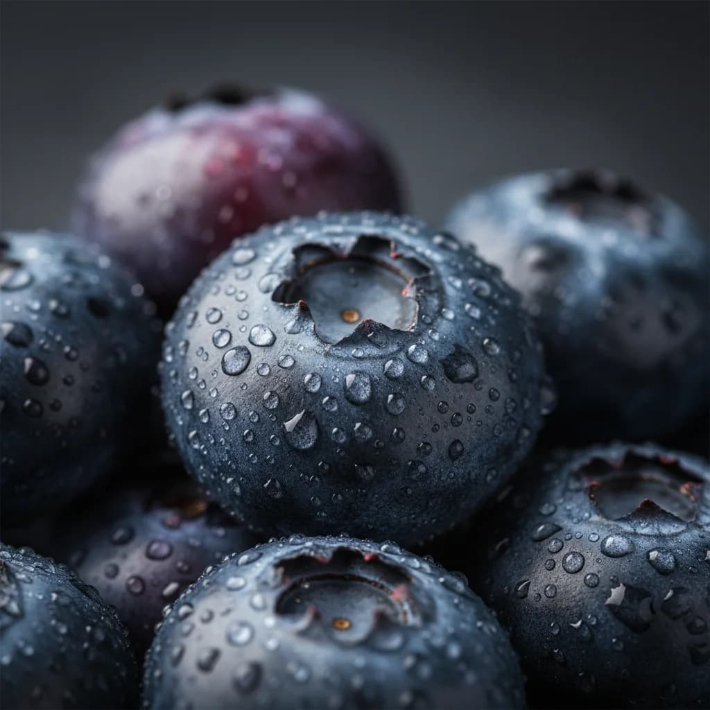Fresh Blueberries Close-up