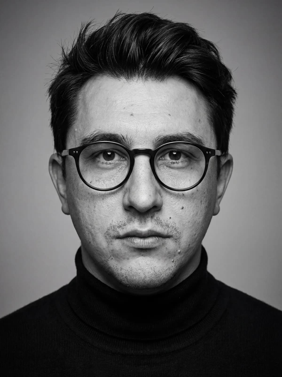 Hyper-Realistic Editorial Portrait
