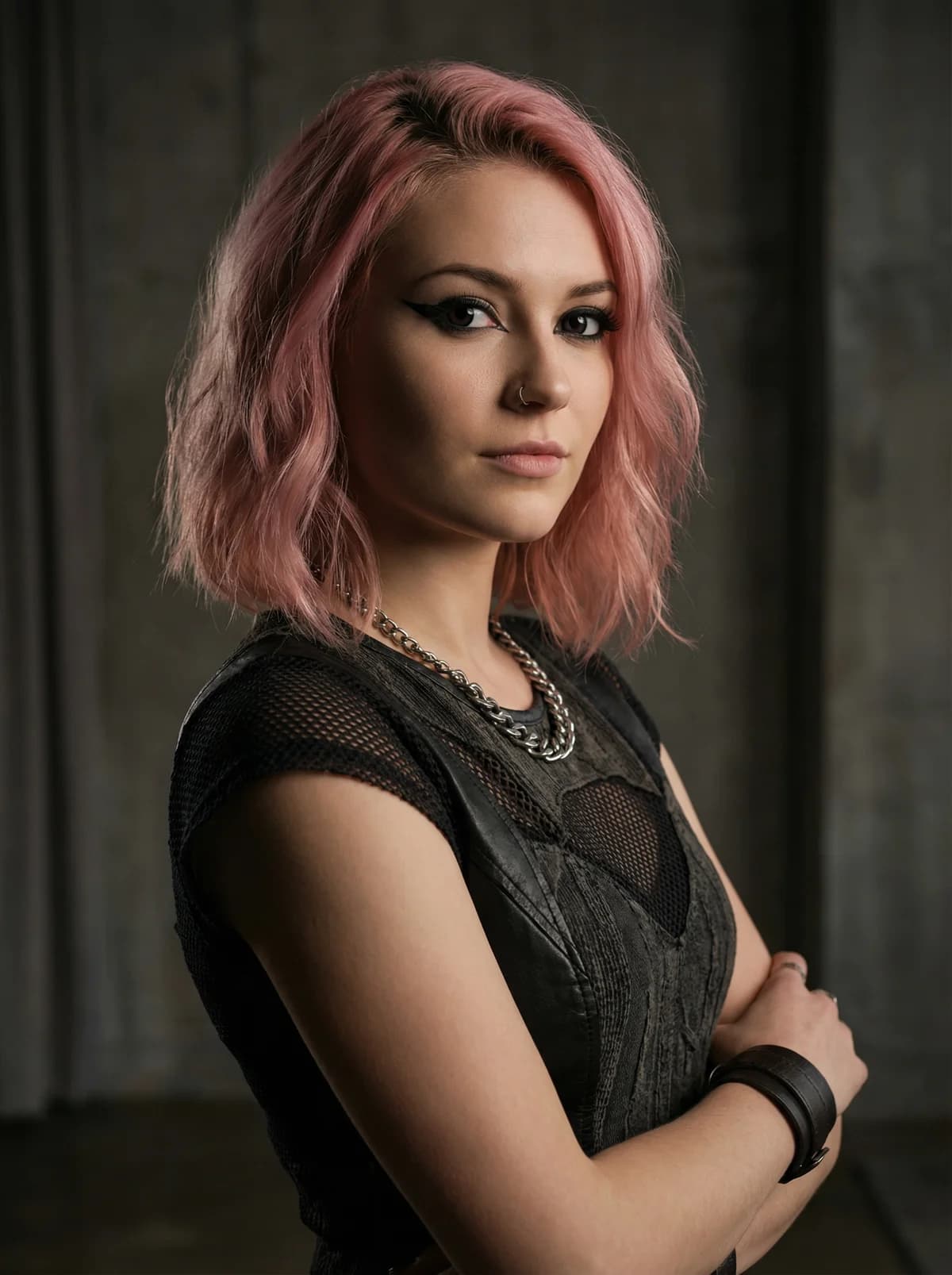 Pink Hair - Alternative Portrait