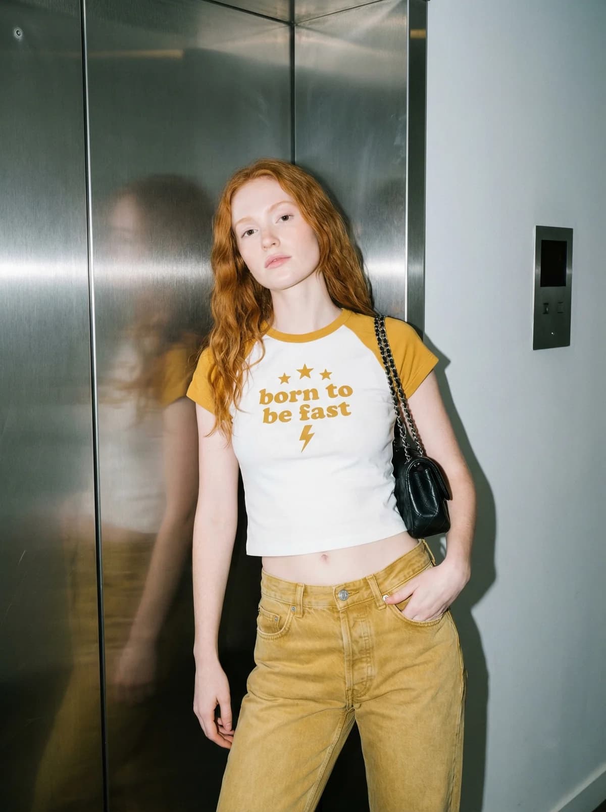 Ringer Tee - Elevator Flash