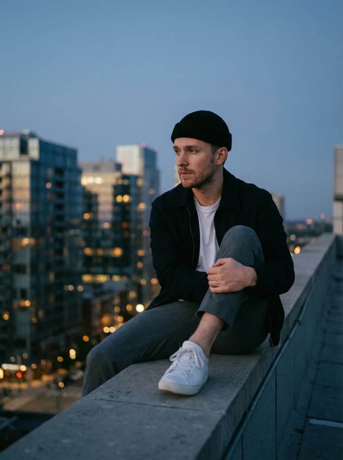 Rooftop - Dusk Portrait