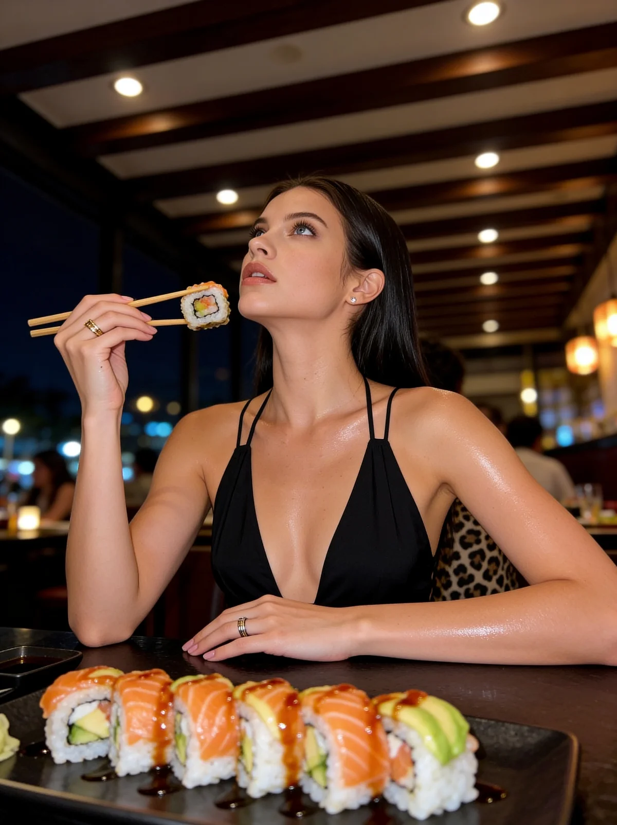Sushi Restaurant - Candid Portrait