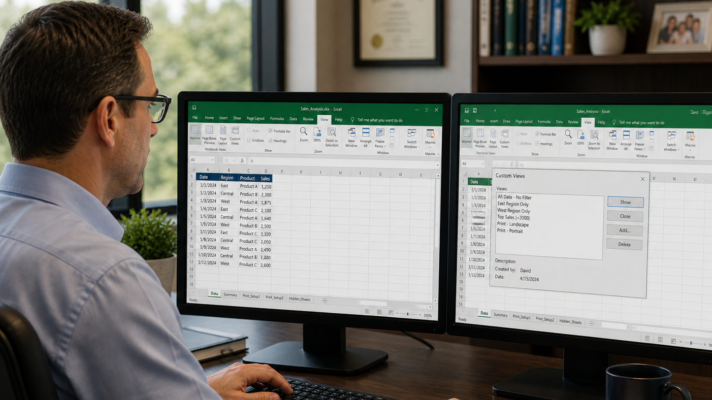 Excel Agility: Custom Views