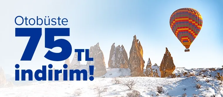 Otobüs kaçar, Aralık’ın 75 TL indirimi kaçmaz!