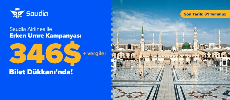 Saudia Airlines ile Erken Umre Fırsatı Seni Bekliyor!