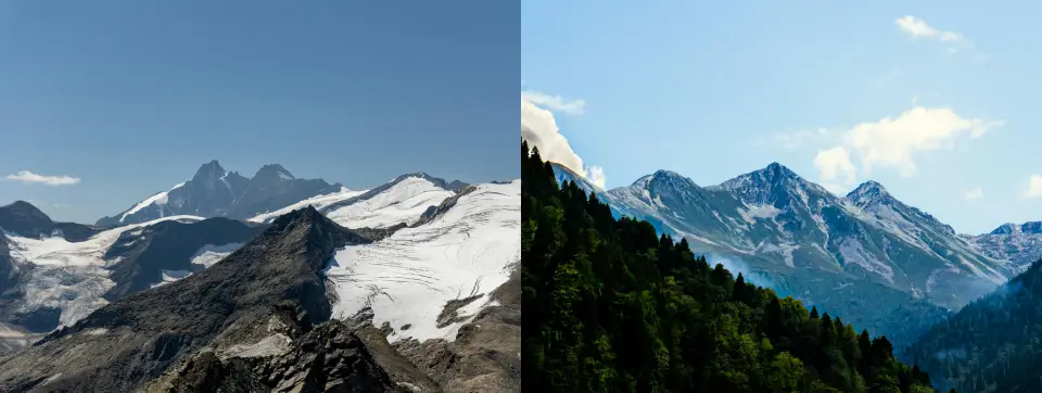 Avusturya Alp Dağları ve Kaçkar Dağları